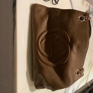 Gucci Soho chain bag perfect condition camel color